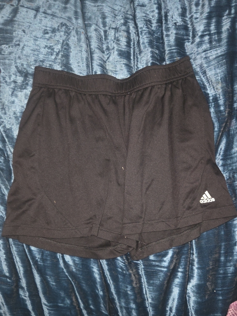 adidas Black Women's Athletic Shorts with Logo